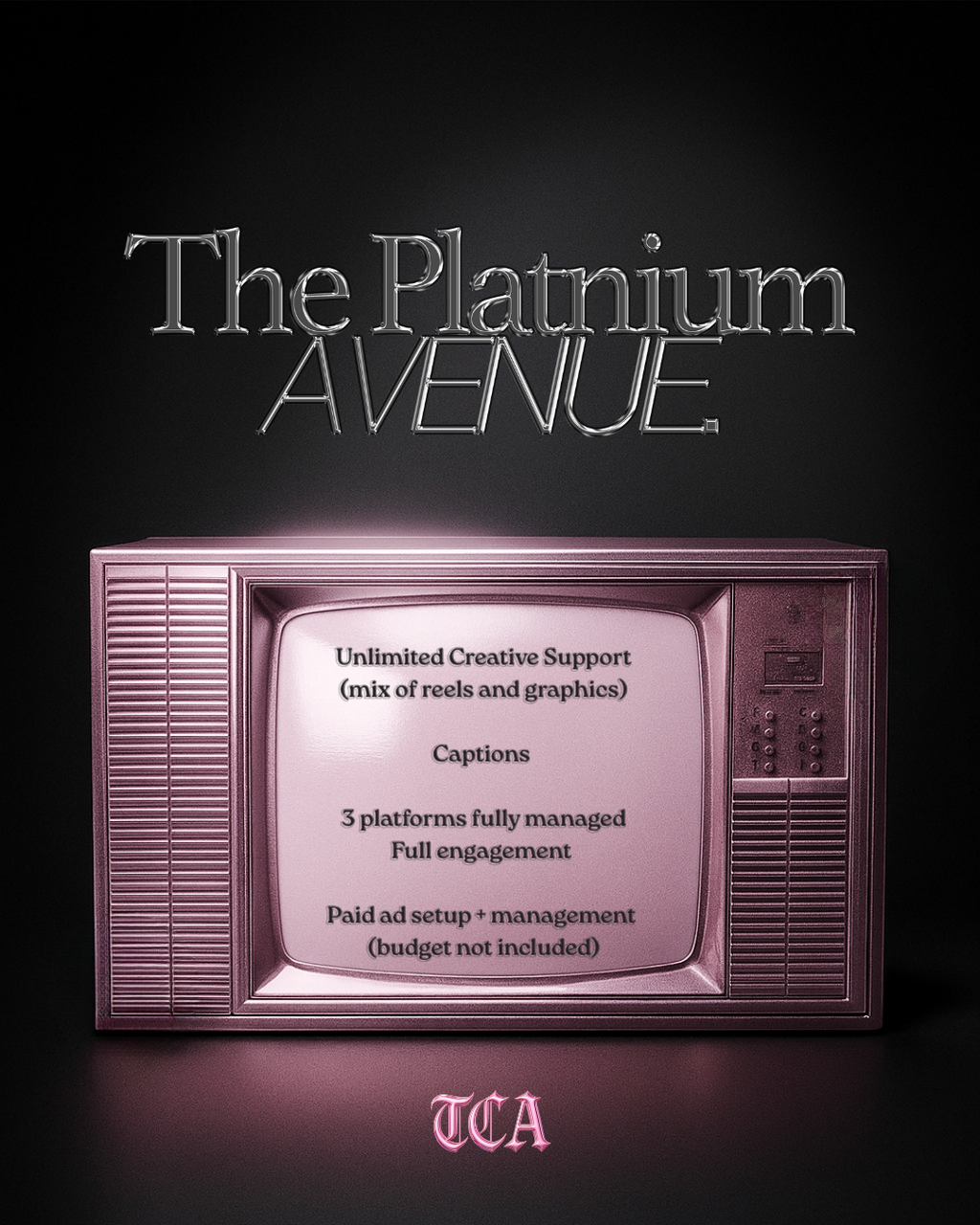 The Platinum Suite - Social Media Managing