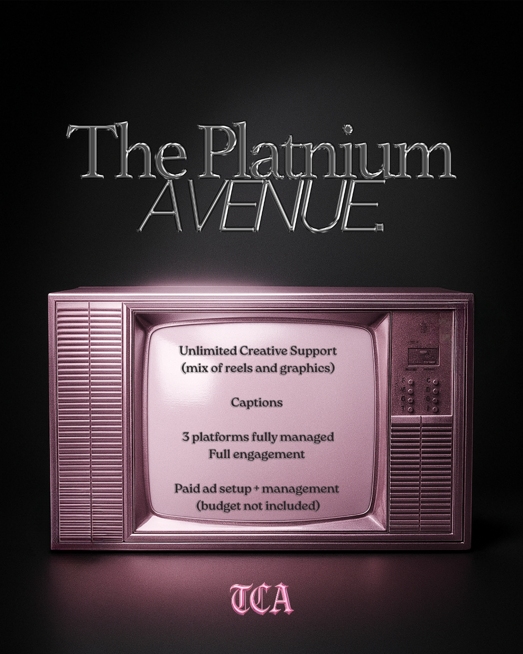 The Platinum Suite - Social Media Managing